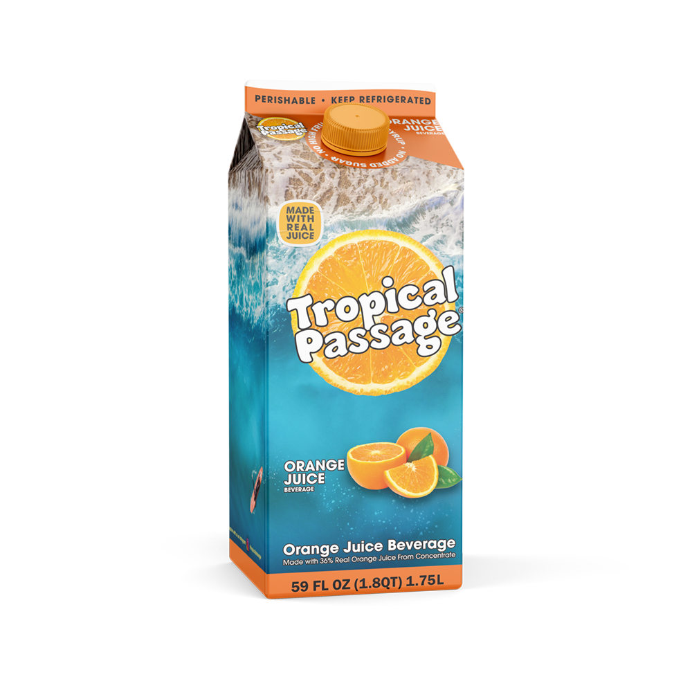 The perfect orange juice beverage Tropical Passage
